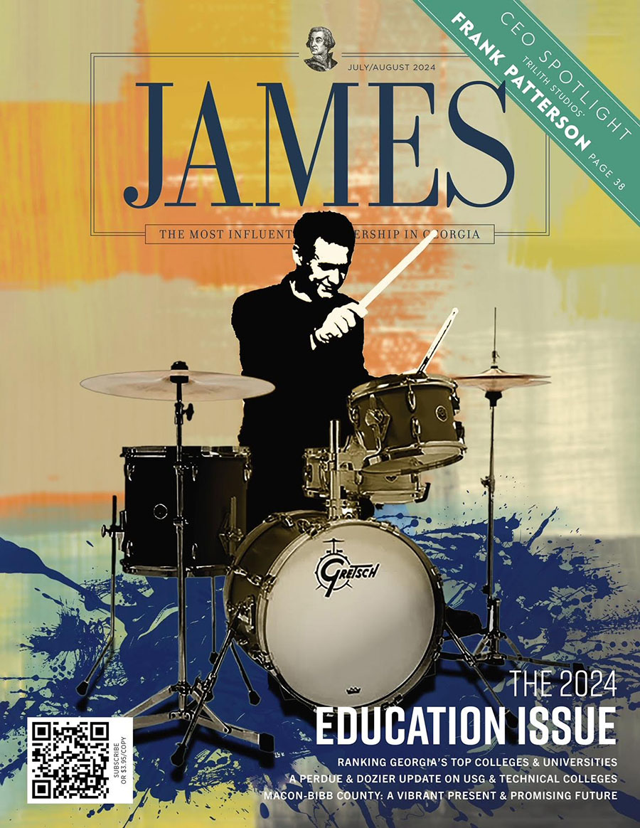 James Magazine cover